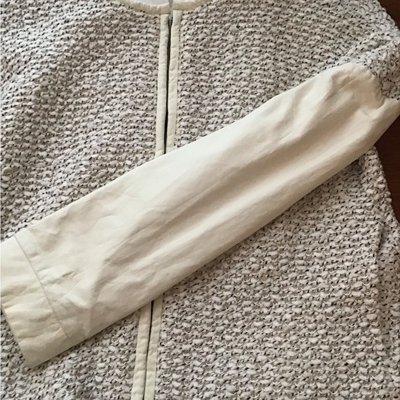 💕Host Pick💕 Derek Lam Tweed Jacket with Contrasting Lamb Leather Sleeves - Picture 9 of 10